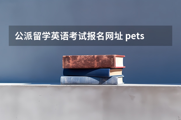 公派留学英语考试报名网址 pets教育考试网怎么样？